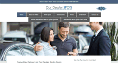 Desktop Screenshot of cardealerspots.com